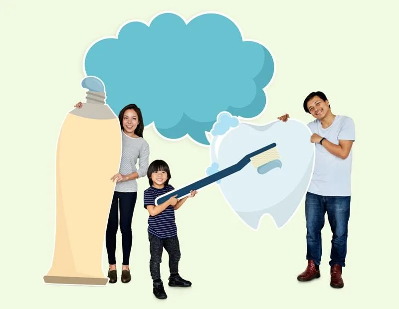 آموزش مسواک زدن صحیح برای کودکان و بزرگسالان