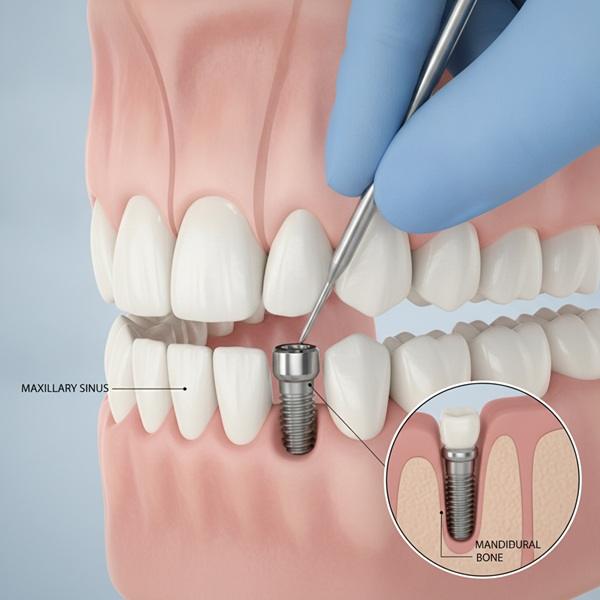 ایمپلنت در فک بالا سخت‌تر است یا فک پایین؟